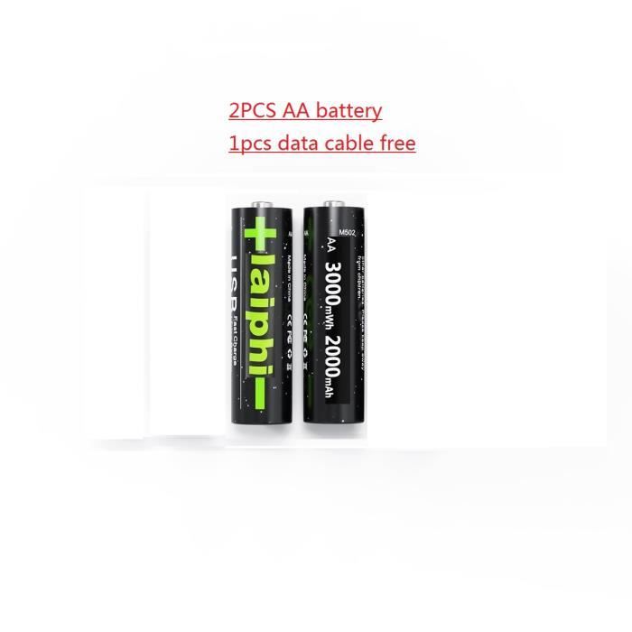 Batterie lithium en forme de pile AA (LR6) Nitecore NH2400 USB-C