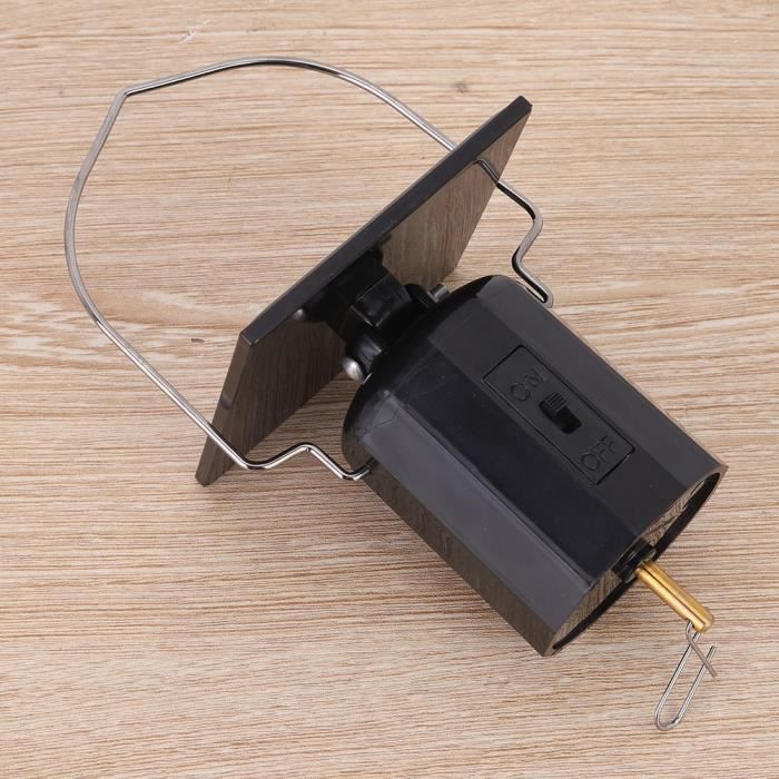 Lot De 2 Moteurs Rotatifs à Piles Pour Carillon éolien - Noir, Vitesse 30 Tr/min, Support Jusqu'à 1,8 Kg
