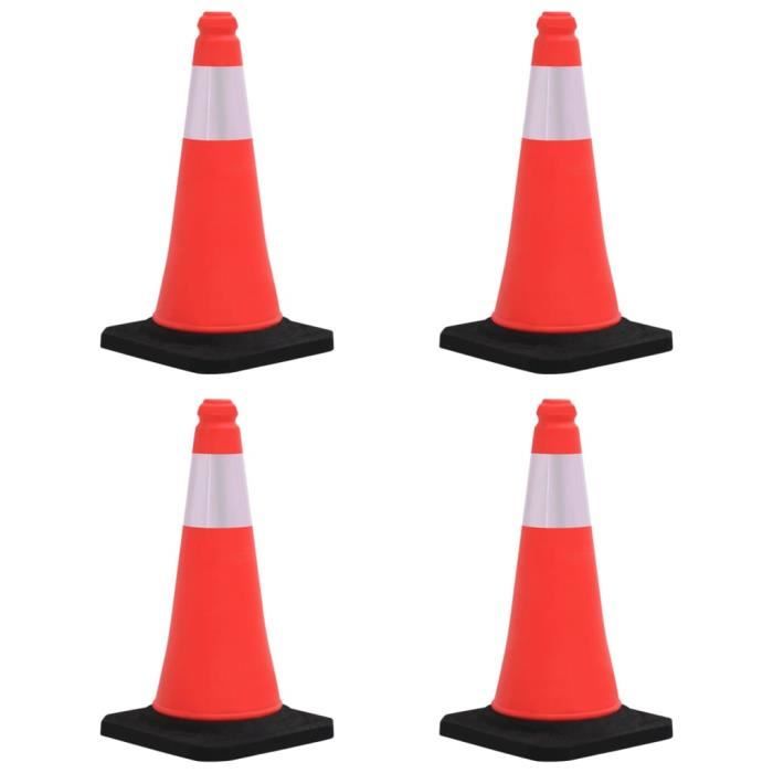 Lot De 50 Mini Cônes De Signalisation – 40 Mm, Plastique Rouge, Pour Entraînement, Voitures RC, Jeux éducatifs