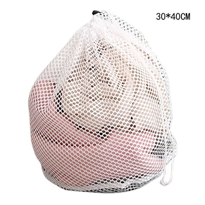 Fine net - 30x40cm - Sac à linge en maille fine durable avec serrure, sac à  linge de grande taille, 4 mailles - Cdiscount Electroménager