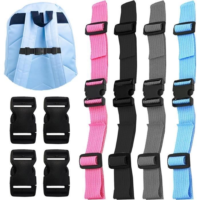 Sangle De Sac à Dos 5M X 32mm + 20 Boucles En Plastique, Sangle Pour