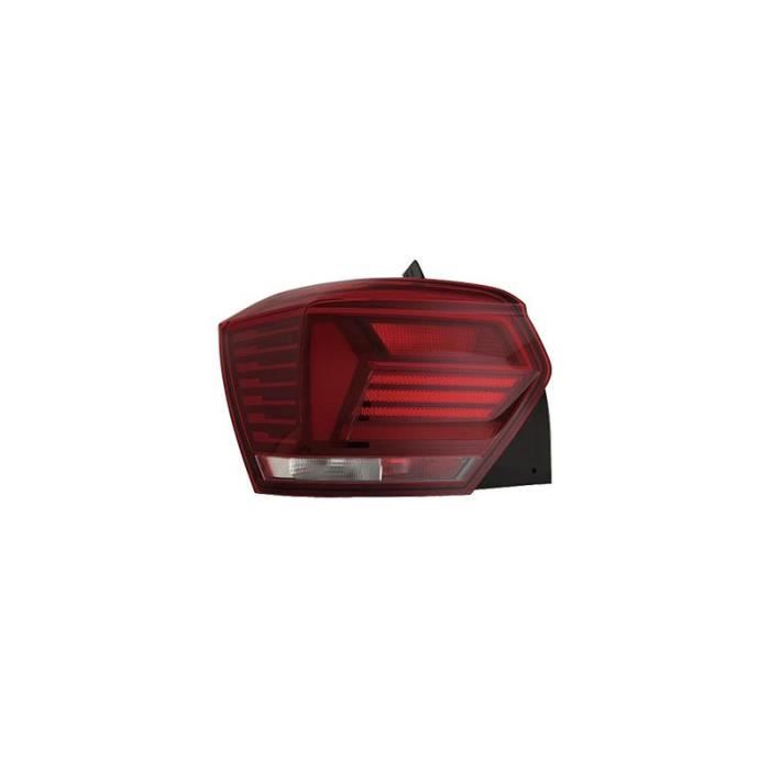 Feux arriere VW Polo 6R dynamiques - fullLED - Rouge Cerise 