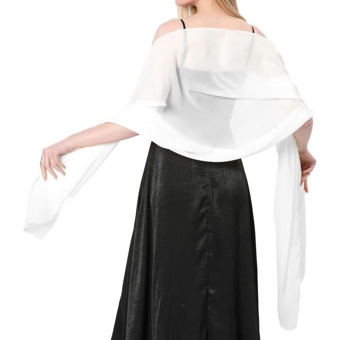 Châle De Mariage En Mohair Ivoire : écharpe De Mariée En Tricot - France