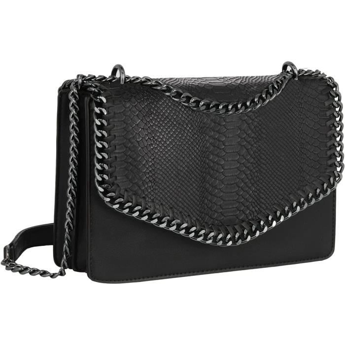 Sac bandoulière effet serpent discount