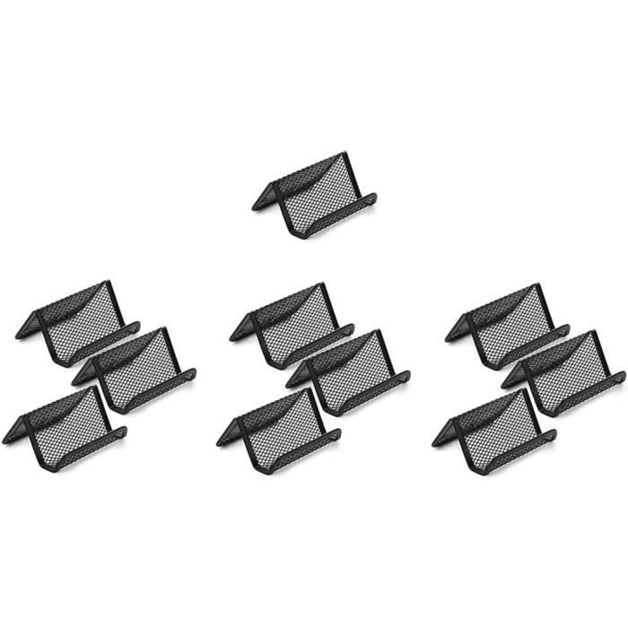 10 Porte-Cartes De Visite Acrylique Leikurvo | Support Transparent Pour Bureau Et Exposition
