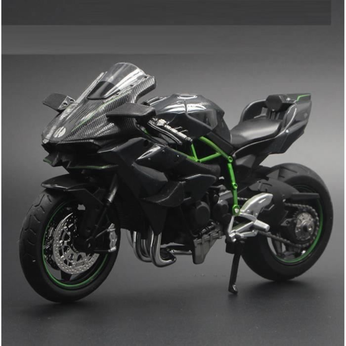 Modèle Réduit De Moto En Alliage - Jouet Rétro Vert, éducatif, Cadeau Pour Enfants 12,8 X 6,5 X 8,4 Cm