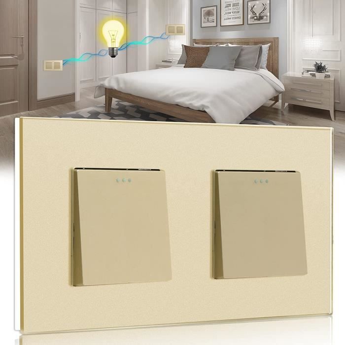 Enjoliveur Simple Pour Interrupteur Va-et-vient Ou Prise 2 Pôles - Modèle Chambord Legrand