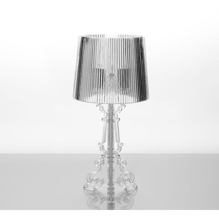 Lampe A Poser Design Transparent Glory H 52 Cm Transparent Achat