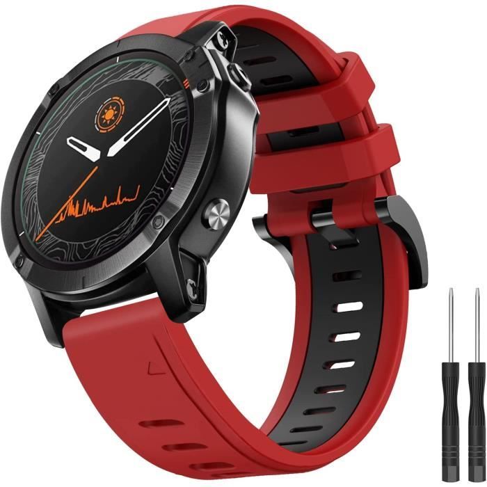 Bracelet De Montre - Garmin Fenix 5/Fenix Plus/Fenix 6/Fenix Pro/Fenix 7/ Fenix 7 Solar/Fenix , - Achat/vente bracelet de montre Blanc - Cdiscount