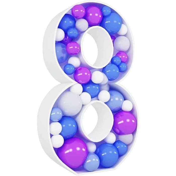 Ballons Anniversaire Géants Araignée - 1 Ballon Chiffre 40 Pouces + 4 Ballons étoiles 18 Pouces (aluminium) - Déco Fête Enfant Thème Super-héros