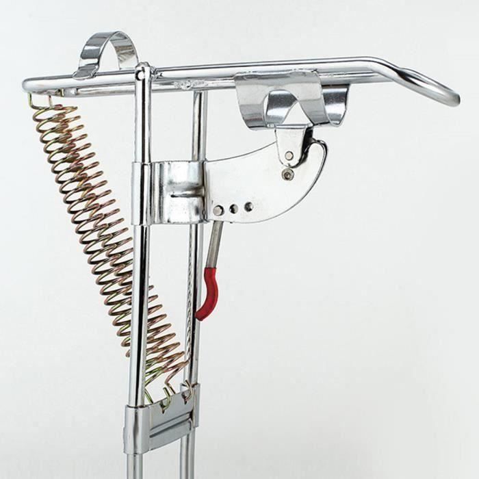 Support de perche pour canne à pêche automatique à double ressort en acier inoxydable Support de perche pour canne à pêche automatique à double ressort en acier inoxydable