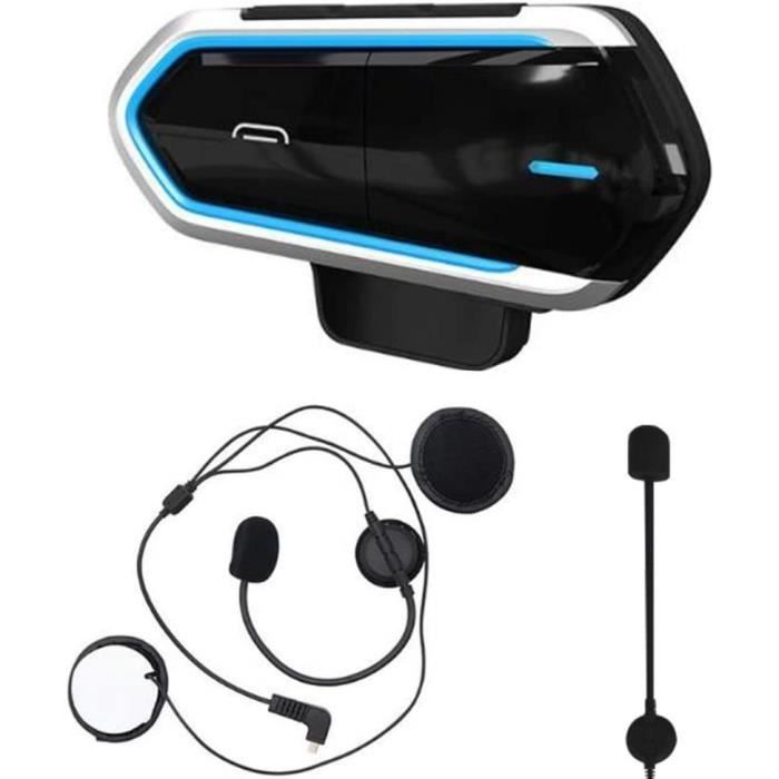 Intercom Moto Bluetooth MiOYOOW, Casque Helmet Headset