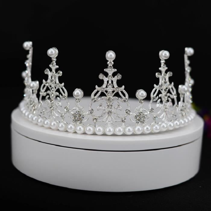 Couronne Couvre Chef Gateau D Anniversaire Bandeau De Dentelle De Princesse Argent Achat Vente Diademe Couronne Couvre Chef Ga Prolongation Soldes