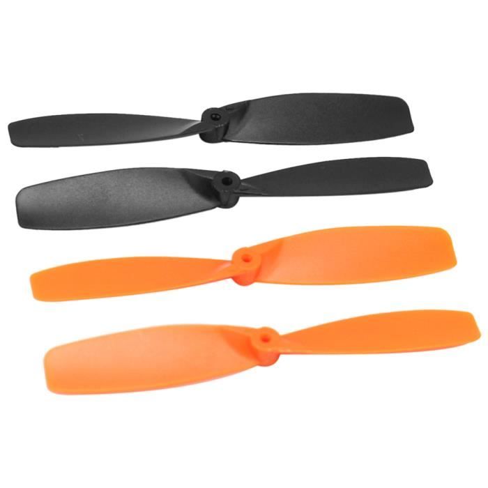 Lot De 5 Hélices Orange RC Pour Hélicoptère - Modèle EP-5030 Arbre 6mm - Uxcell