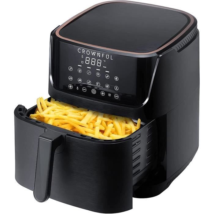Friteuse à air Crownful 12 en 1, friteuse électrique 7 QT sans huile