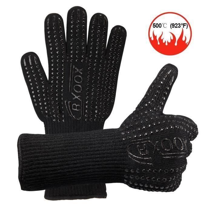 Gants De Barbecue, Anti-huile Et Anti-brûlure, Protection Contre