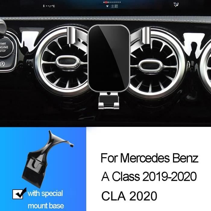 Supports voiture,Support de téléphone pour voiture Mercedes Benz classe A  W177, A250, A180, A200, Sedan - Type For A Class 19-20 - Cdiscount  Téléphonie
