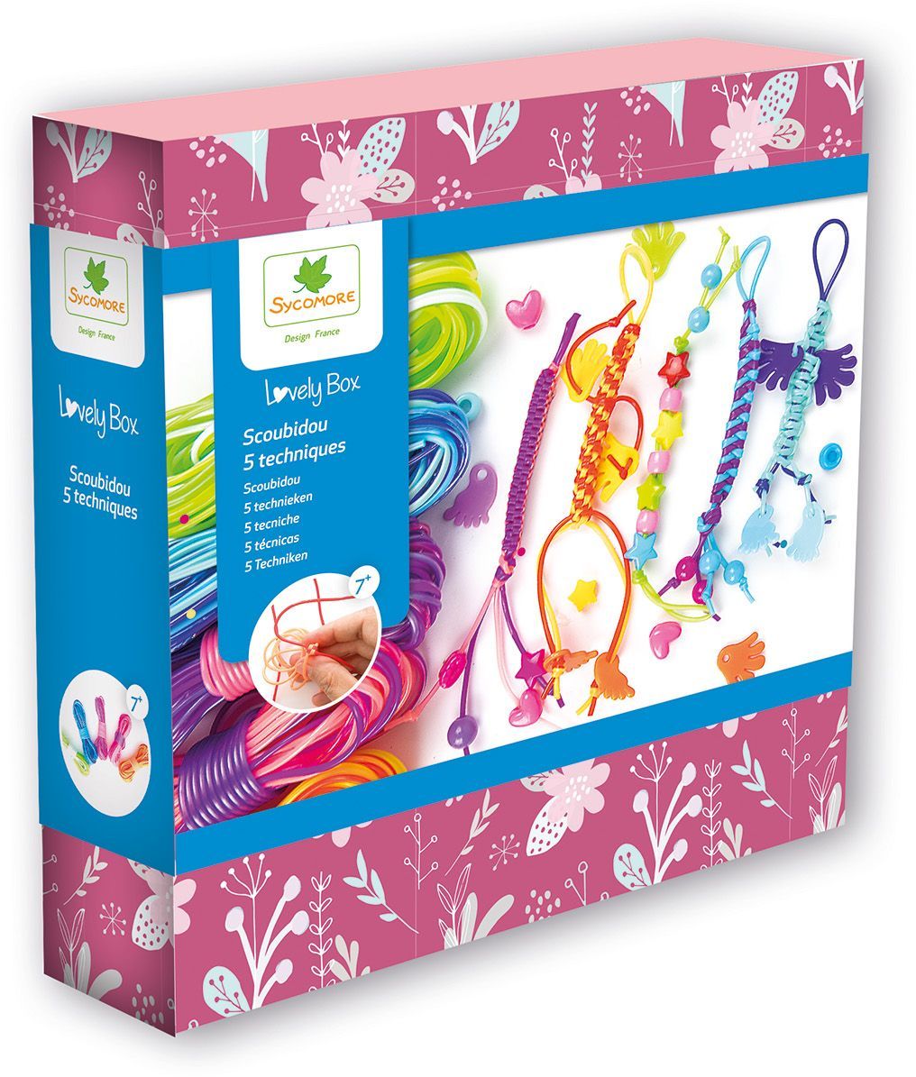 Lovely Box SYCOMORE 5 Techniques de scoubidou Dès