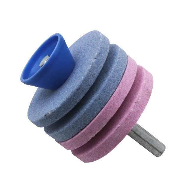 Tondeuse,Affûteur De Lame De Tondeuse à Gazon 56MM, Pierre à Huile à