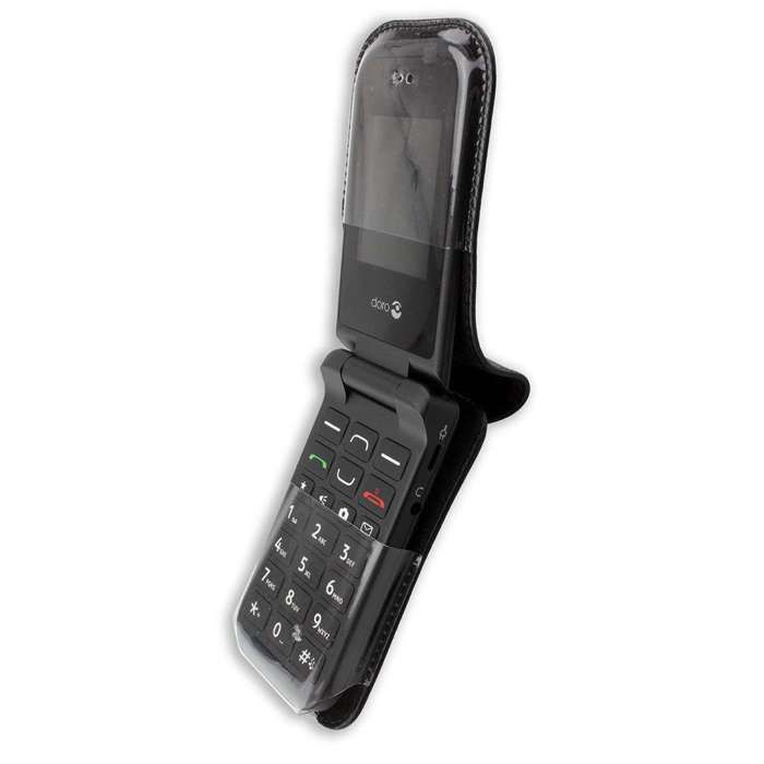 Caseroxx Sac Cuir Avec Clip Ceinture Pour Doro 1360/1361