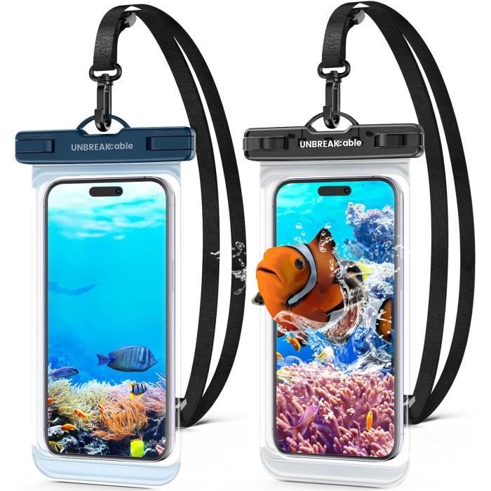 Pochette Etanche Smartphone 6.7 Pouces (Lot De 2) coque Étanche
