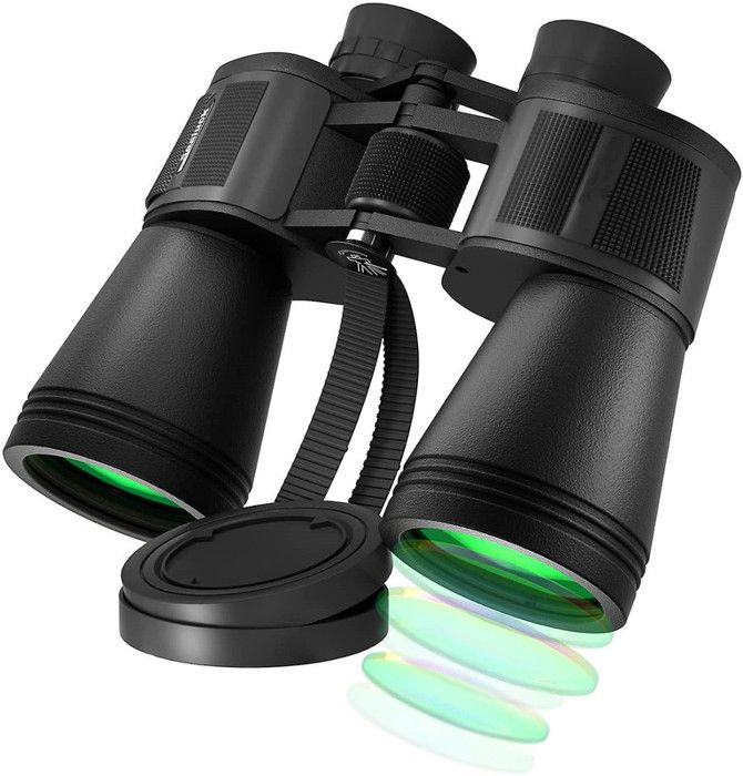 Jumelles Zoom 20-50x70 Perrini - Prisme Porro - Multicoated - Pour Observation Diurne Et Nocturne - Idéales Chasse, Observation Astronomique