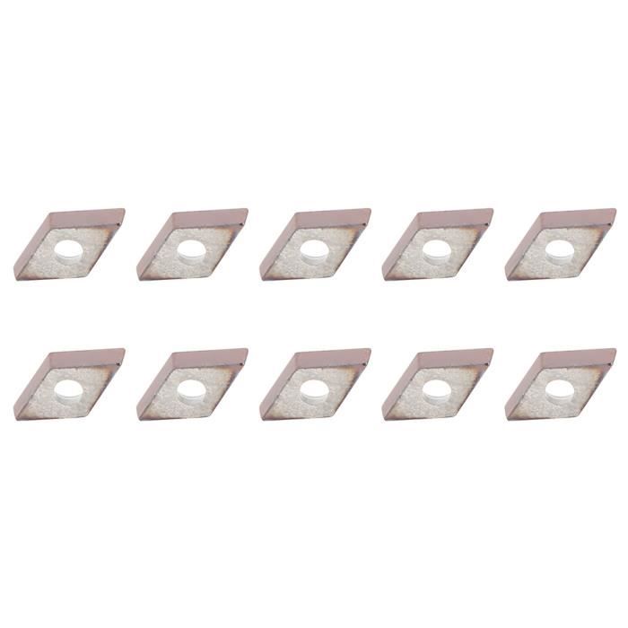 Inserts De Perçage Rapide SPMG Série U - Lot De 10 - Pour CNC, Tours - Diamètres 14 à 68 Mm