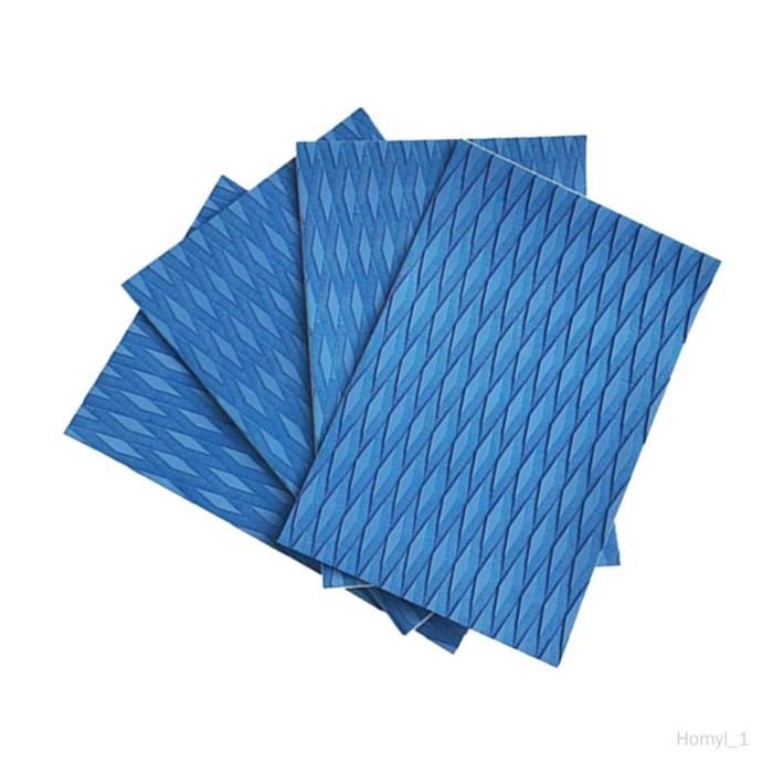 4 Patins De Surf EVA Diamant Rainuré - Antidérapant Pour Planche De Surf/Skimboard