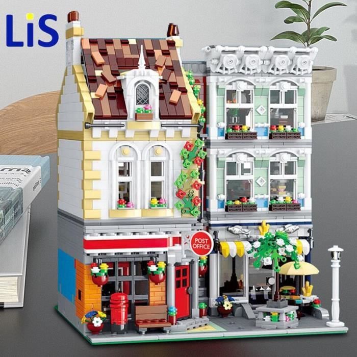 Lot De Construction Modulaire MOC - Avant-poste Forêt 849 Briques - Compatible LEGO - Cadeau DIY Neuf