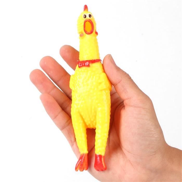 6 Pièces Poulet à La Fronde Poulets Volants Extensibles Jouet Volan De Doigts Jouet Dejection Jouets De Fete Parodie Jouet Amz