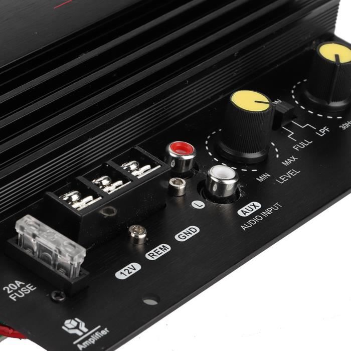 Amplificateur Audio Voiture 600W - Carte Ampli Numérique 12V Pour Caisson De Basses Ou Haut-parleurs