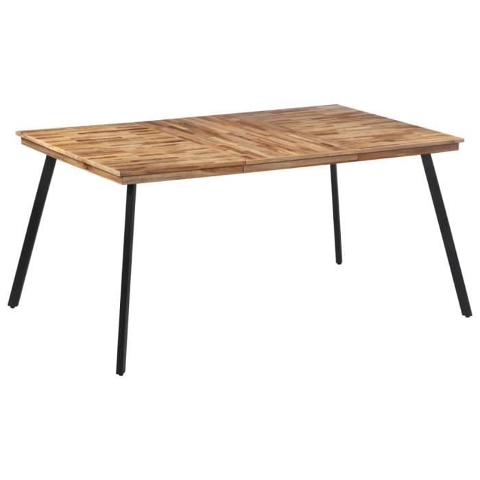 mange-debout - table de bar - table haute - table à manger 169x98,5x76 cm bois massif de teck - ean 7059042302187
