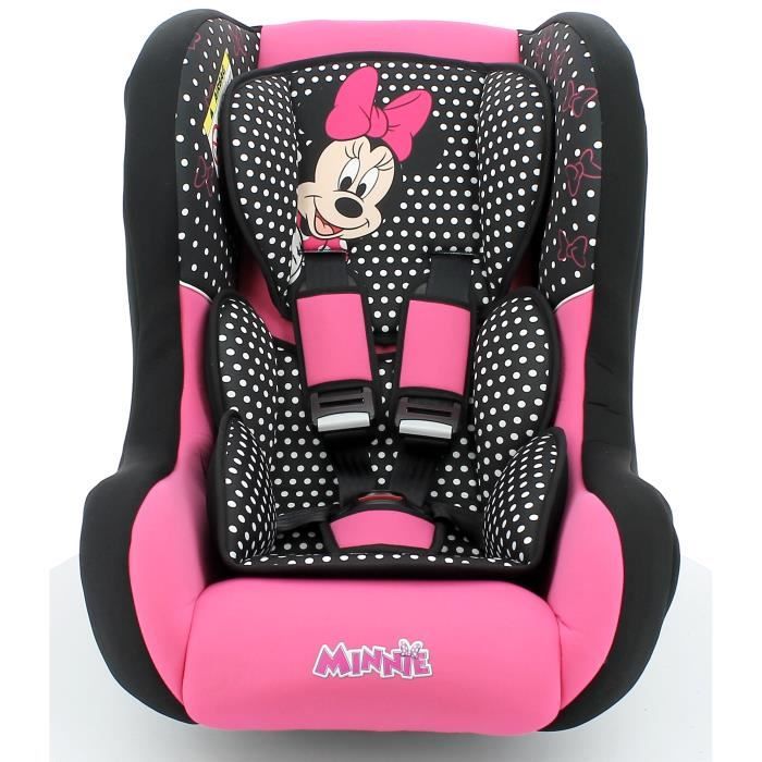 SIEGE AUTO TRIO CONFORT LUXE MINNIE DISNEY PINK BLACK Gr 0 1 2
