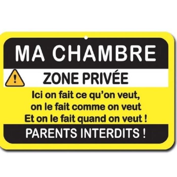 Plaque De Porte Pvc 30x Cm Ma Chambre Cdiscount Maison