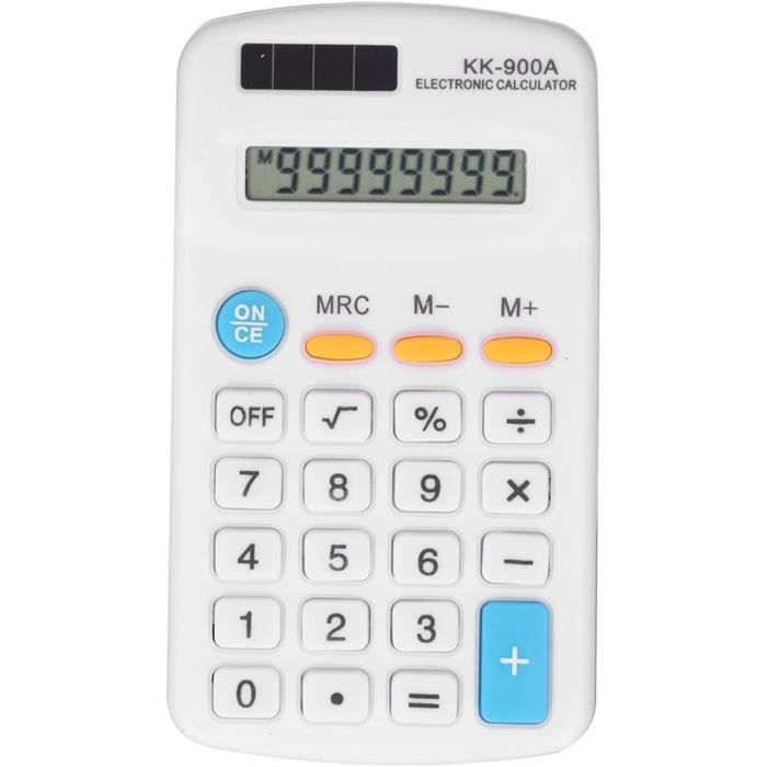 Lot De 20 Calculatrices De Poche Mini - 8 Chiffres Double Alimentation Solaire Et Pile