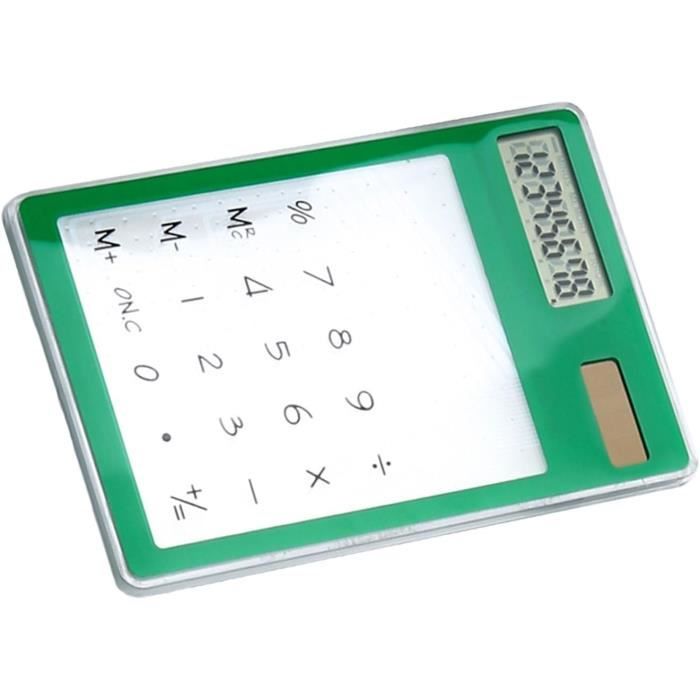Calculatrice Solaire De Poche Miniature - Écran 8 Chiffres, Touches Silencieuses, Alimentation Solaire, Pour Bureau Et école