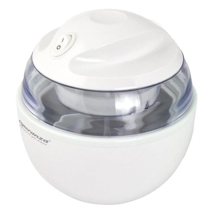 Machine à Glace Heladisssimo Bizak - Avec Râpe à Toppings - Pour Faire Des Glaces Maison Crémeuses