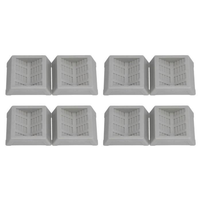Lot De 4 Coussinets En Feutre Pour Roulettes De Meubles - Protecteurs De Sol, Antidérapants - Beige