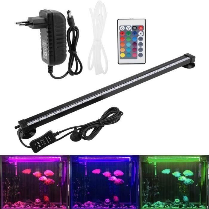 Meilleurs prix pour HuiYa 46cm Etanche LED RGB Aquarium Fish Tank Light Bar submersible Lampe avec 15 COULEURS de contrle  distance
