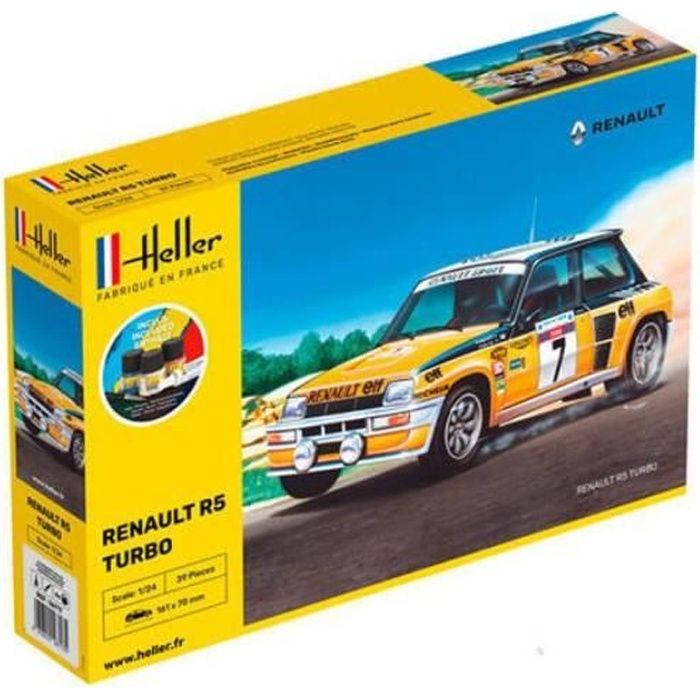 Solido 1353 F Renault R5 Maxi 5 Turbo N°4 Opal Noire 1/43 BE
