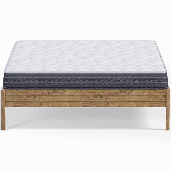 Ensemble lit adulte 180x200 en bois massif Aina + Matelas accueil mémoire de forme Ensemble lit adulte 180x200 en bois massif Aina + Matelas accueil mémoire de forme