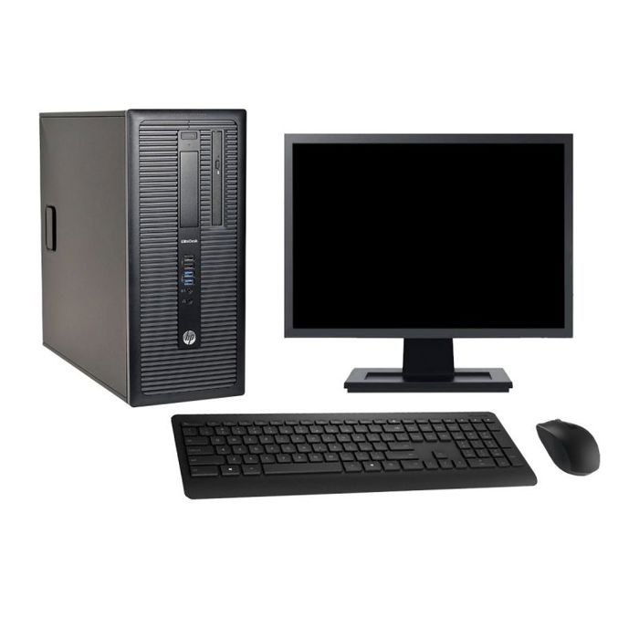 PC Tour HP EliteDesk 800 G1 Ecran 27 i7-4790 RAM 32Go SSD 120Go Windows 10 Wifi - Hewlett packard