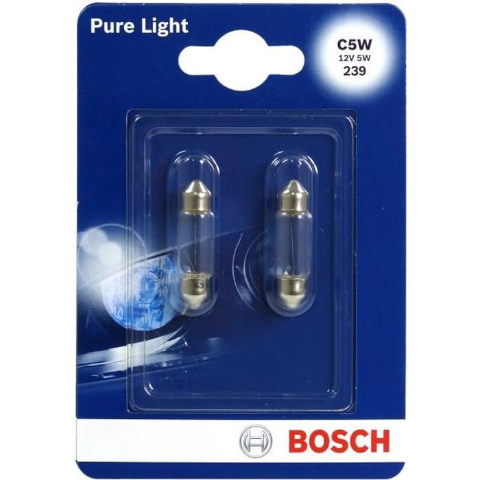 BOSCH Ampoule Pure Light 2 C5W 12V 5W