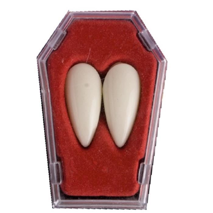 Dent Vampire Canine Effet Reel Halloween Deguisement Accessoire 514 Achat Vente Masque Decor Visage Cdiscount