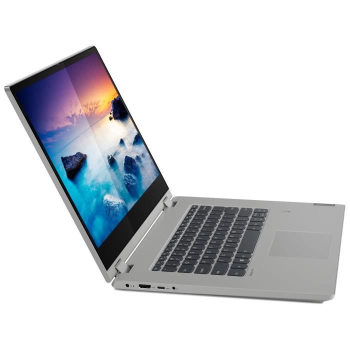 Vente PC Portable Lenovo IdeaPad C340-15IWL (81XJ004BFR) - Intel Core i3-1005G1 4 Go SSD 256 Go 15.6" LED Tactile HD Wi-Fi AC/Bluetooth Webcam pas cher