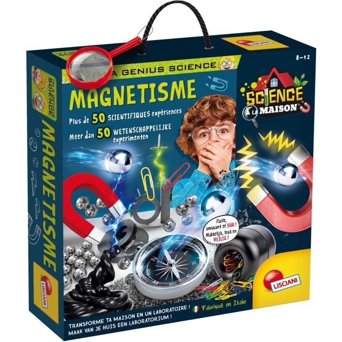50 expériences de magnétisme Kit Scientifique I' A GENIUS