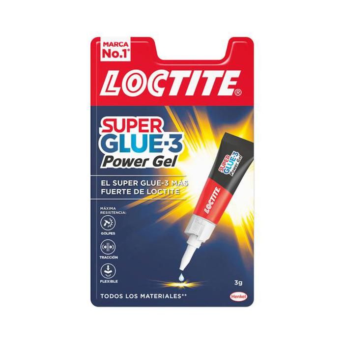 Colle - Loctite - Superglue-3 - 3 grammes - Transparent - Multi-usages