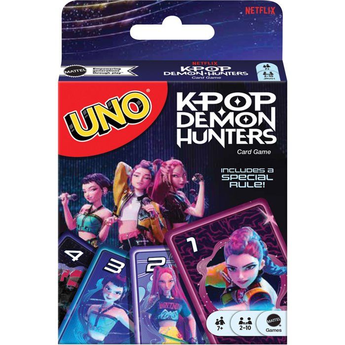 Games Uno K Pop Demon Hunters Jeu De Cartes Dépouillement