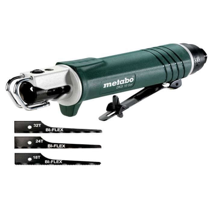 Scie à métaux à air comprimé Metabo DKS 10 SET Découpe précise Vibrations réduites Ergonomique - vue 1