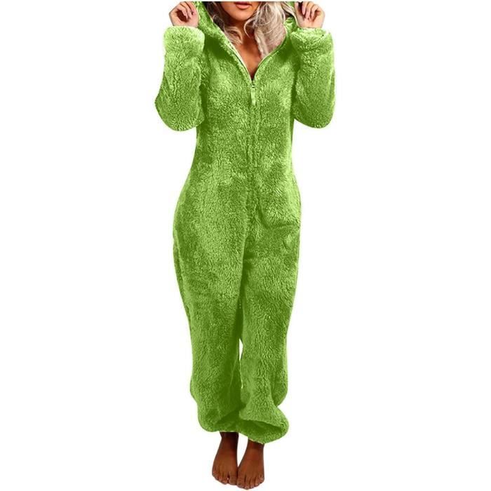 Pyjama combinaison Vert pour toute la famille • Tous en Pyjama !